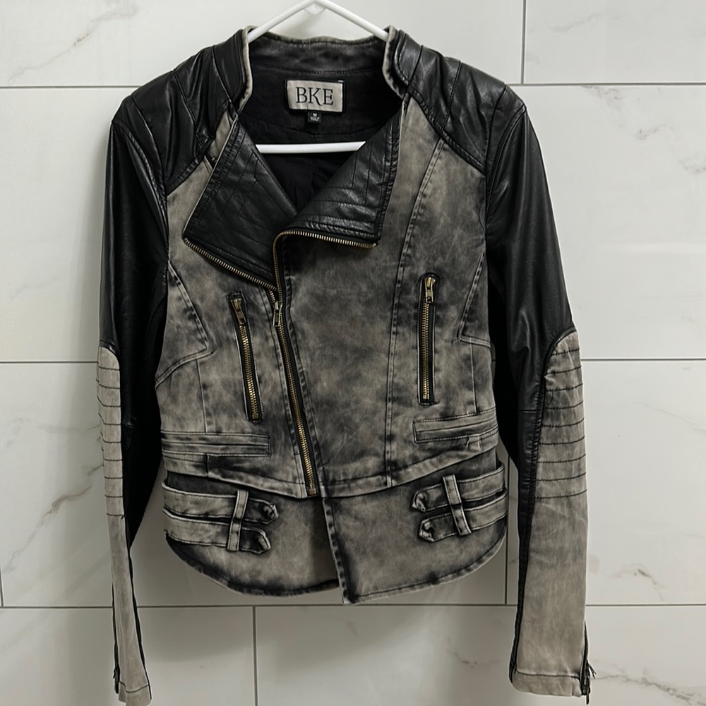 Faux Leather Jacket